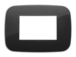 VIMAR SPA - VIW19683.81 PLACCA ROUND 3M NERO