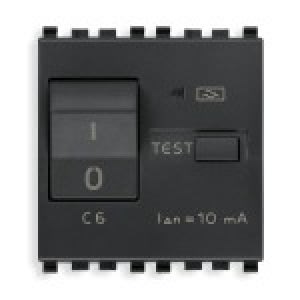 VIMAR SPA - VIW20411.16 INTERRUTTORE MTDIFF.1P+N C16 10MA GRIGIO