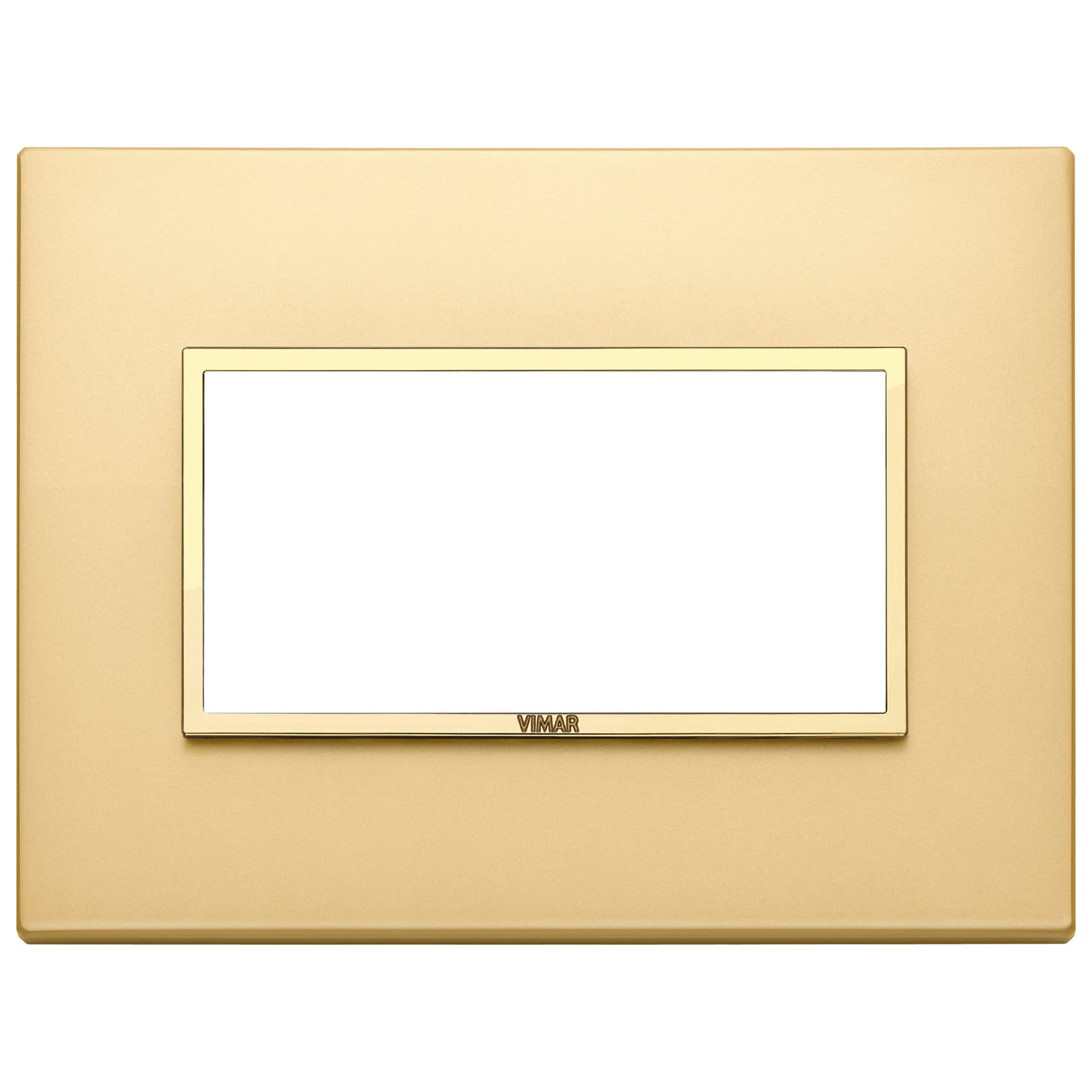 VIMAR SPA - VIW21654.G10 PLACCA 4M ORO TOTALE SATINATO