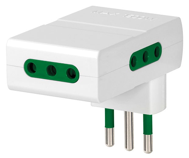 VIMAR SPA - VIWRI.00310.B ADATTATORE MULT. S11 + 3P11 BIANCO