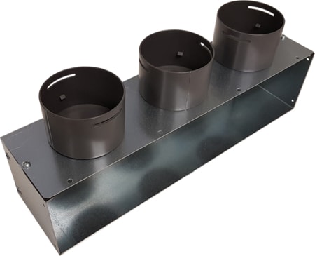 HENCO - CAPPELLOTTO - CPLVMC1280390 ADATTATORE 400X100 3 ATT. REVERS. D.90