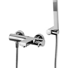 RUBINETTERIA PAFFONI - PFFWS023CR MIX VASCA CON SET DOCCIA E SUPPORTO SNOD