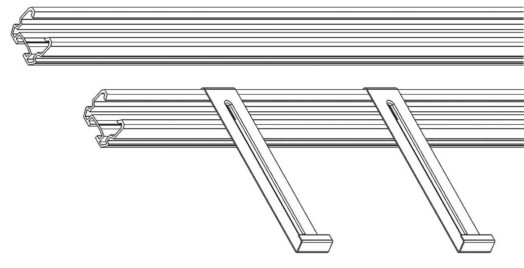 ROTEX - RXH162067 PROFILO DI MONTAGGIO PER COLLETTORE V26P