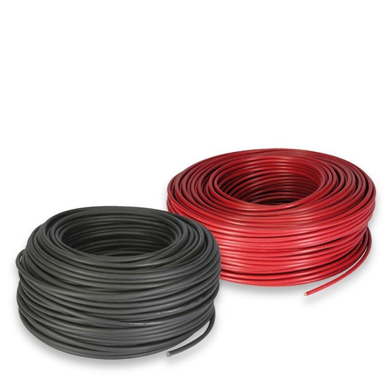CAVO IN MATASSA - FF5H1Z2Z2K14R H1Z2Z2-K 1X4 ROSSO CAVO X FOTOVOLTAICO.
