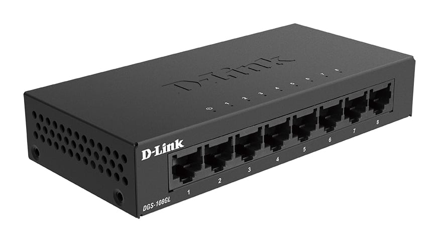 D-LINK MEDITERRANEO - DLKDGS-108GL/E SWITCH UNMANAGED 8 PORTE GIGABIT -(NO RA