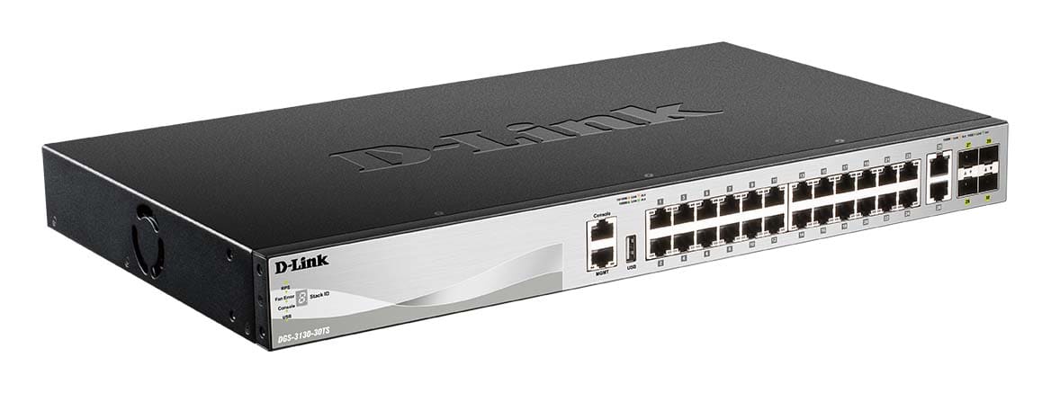 D-LINK MEDITERRANEO - DLKDGS-3130-30TS/SI SWITCH GEST L3 24 X 1GB, 2X10GB, 4XSFP+