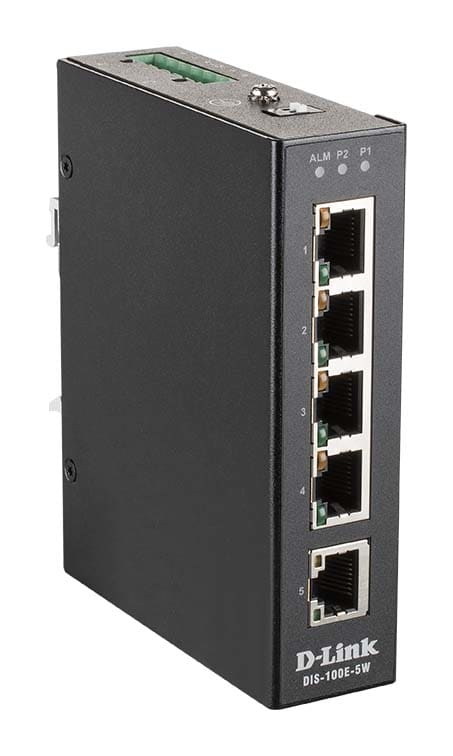 D-LINK MEDITERRANEO - DLKDIS-100E-5W SWITCH INDUSTRIAL NON GEST 5 PORTE 10/10