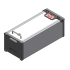 DKC POWER SOLUTIONS - HRCDTN90ETCF1AA Cassetta derivazione 32A -Dispositivo sezionatore + Base portafusibili - 4P (3P+N)