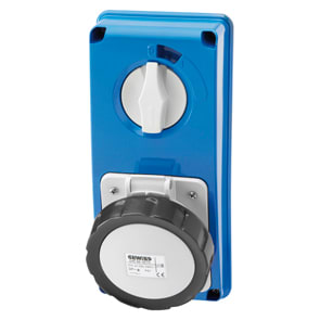 GEWISS - GEWGW66310N PR.BL IP67 S.F.3P+T 16A 500V 7H SBF