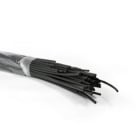 CONTACT ITALIA SRL - IICGNT-S048NE Guaina Termoretraibile 4,8:2,4 (Nera) per rivestimento cavi elettrici, barra da 1 metro