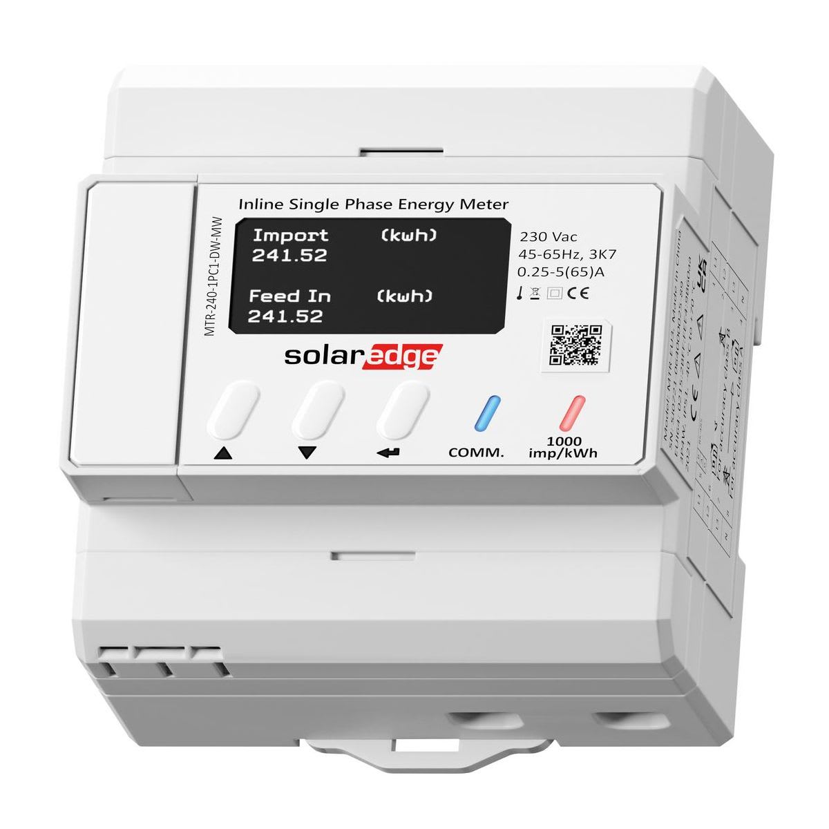 SOLAREDGE - SHNMTR2403PC1DAMW SOLAREDGE HOME INLINE METER WITH SOLARED