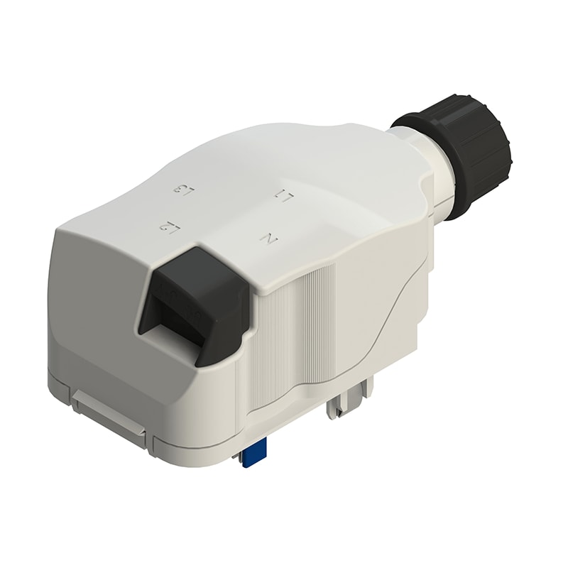 DKC POWER SOLUTIONS - HRCLTN70APS05AA000 Spina a selezione di fase 16A N/L + L4/L5 con fusibile