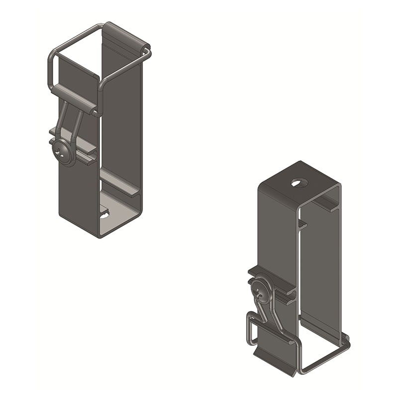 DKC POWER SOLUTIONS - HRCLTN70QFIU8AA000 Staffa semplice in Alluminio Doppia