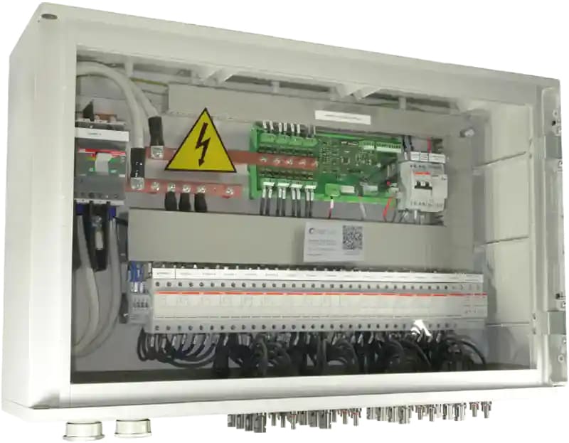 CONTACT ITALIA SRL - IICQSB16 Quadro di Campo Stringhe Fotovoltaiche a 16 Stringhe con Supervisione