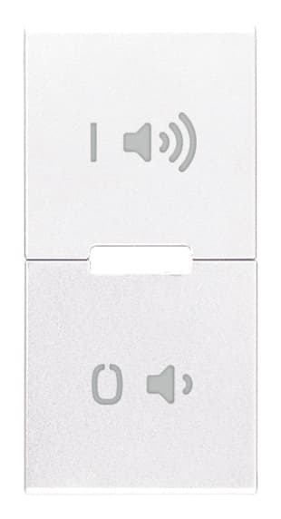 VIMAR SPA - VIWR20531.24.B TASTO 1M SIMBOLI ON/OFF VOLUME BIANCO