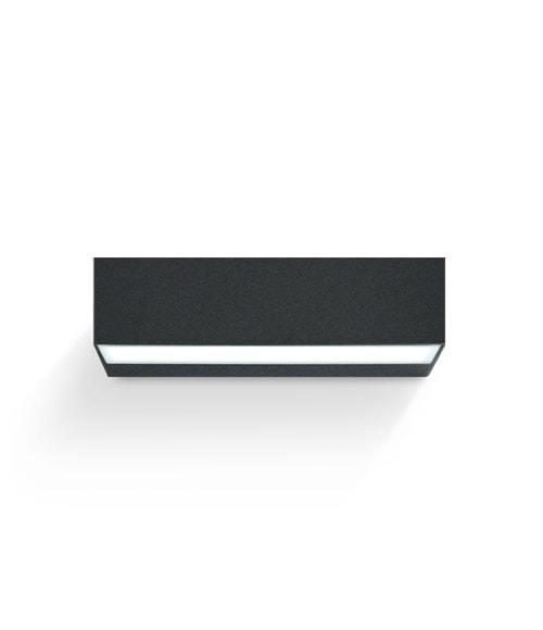 BOBOLI IN LUCE SRL - BBXRCAB7S RECTA APPLIQUE R7S BIEMISSIONE DARK