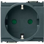 VIMAR SPA - VIW16208 PRESA SICURY 2P+T 16A TEDESCO GRIGIO