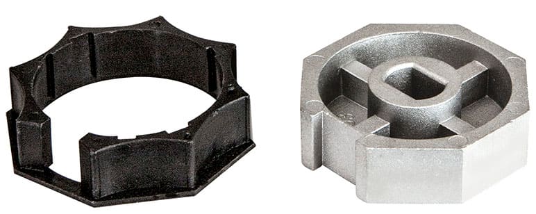 VIMAR SPA - VIWZXVO COPPIA ADATTATORI OTTAGON. TAPPAR. D60MM